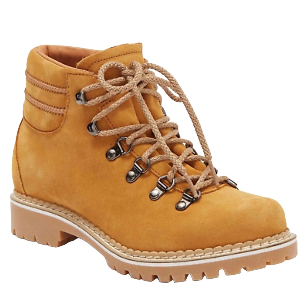 La Montelliana 1965 Alce Womens Suede Lace Up Hiking Ankle Boots Women’s Size 7